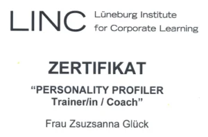 Zertifikat LINC Personality Profiler